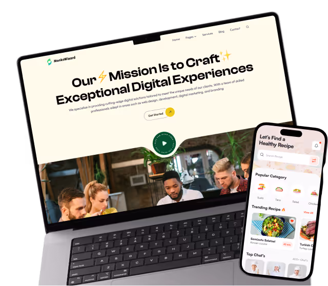 Laptop and mobile mockup